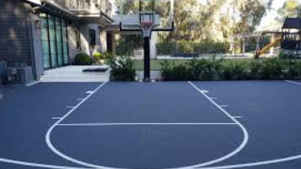 driveway basketball court dimensions