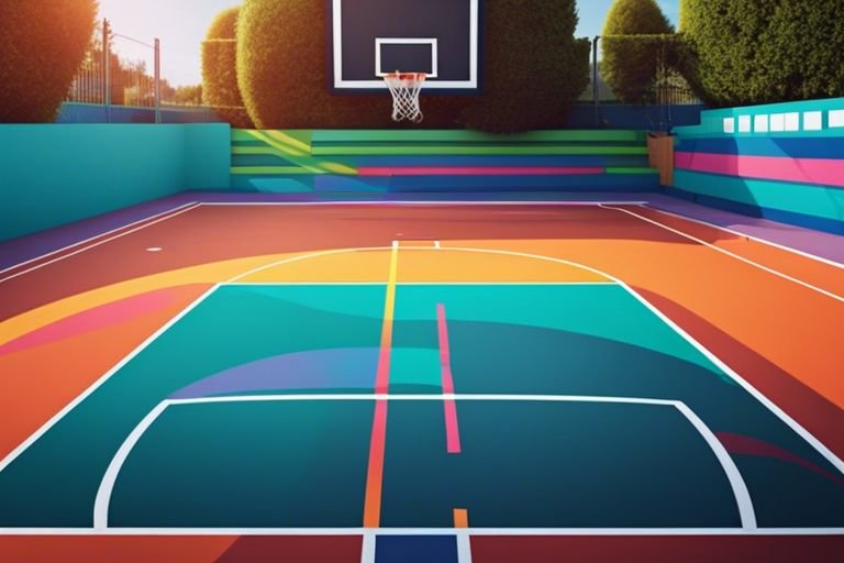 acrylic paint for basketball court