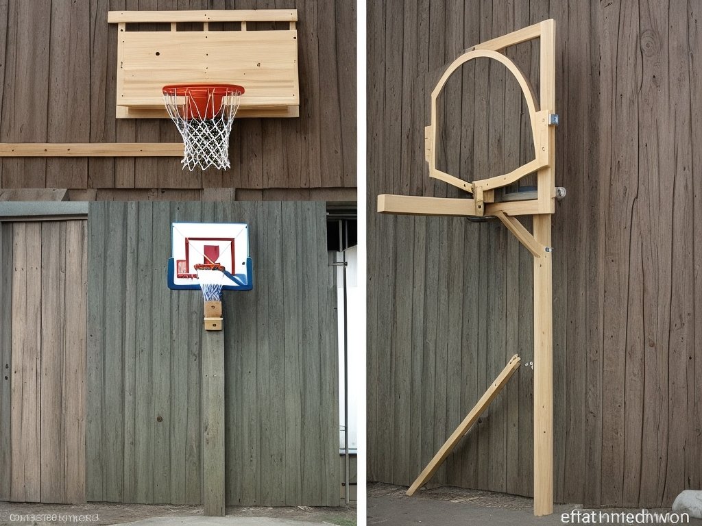 make basketball hoop out of wood