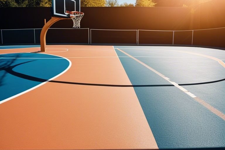 what paint to use for outdoor basketball court