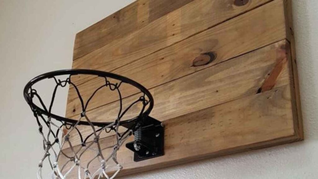 make basketball hoop out of wood