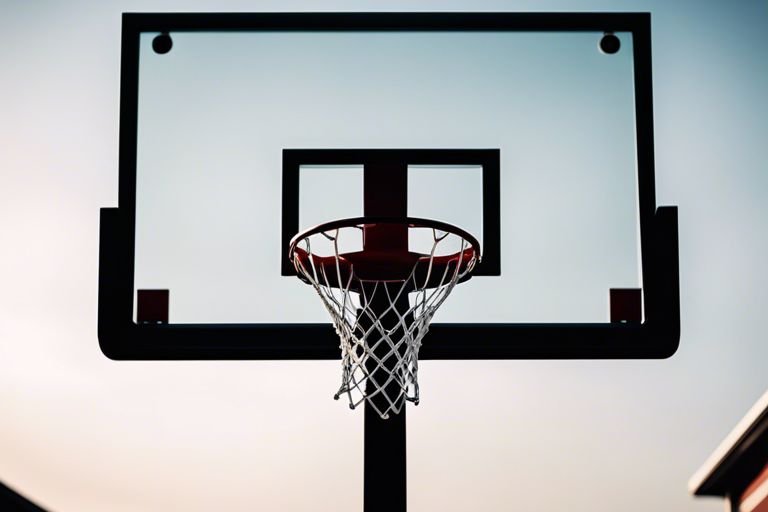 basketball hoop made of