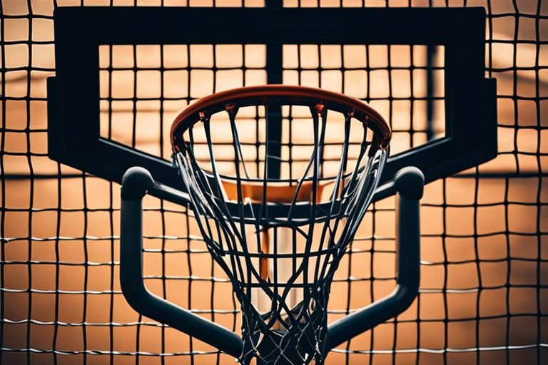 basketball hoop made of