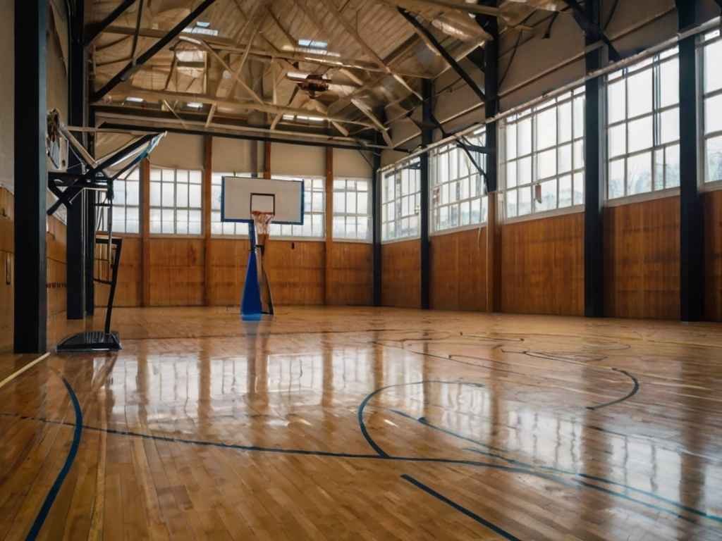 Difference between indoor and outdoor basketball court