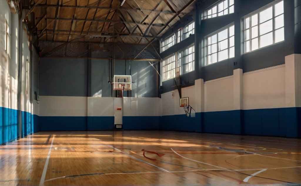 What is an indoor basketball courts