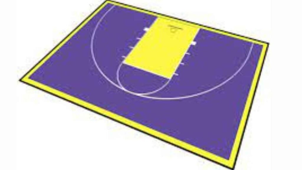 Half Court Basketball Size in Meters