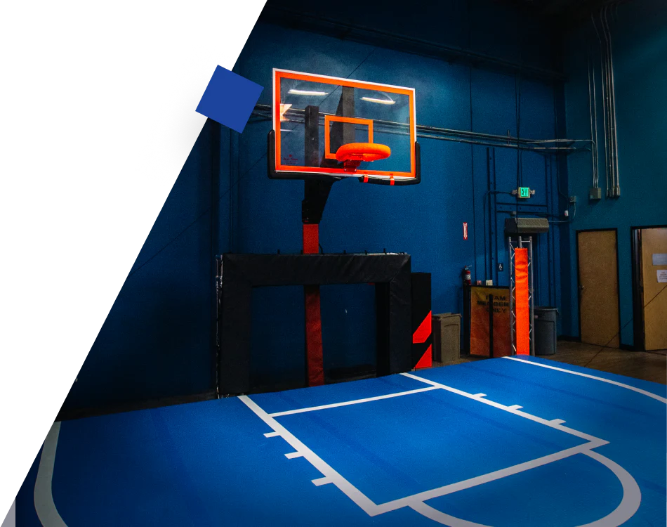 Trampoline Basketball Court