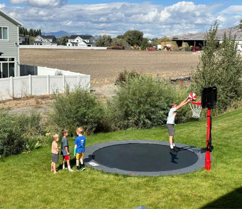 Trampoline Basketball Court