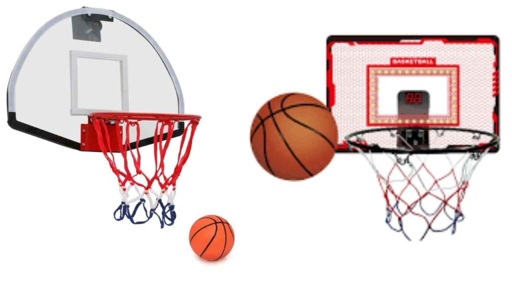 mini basketball hoops made of