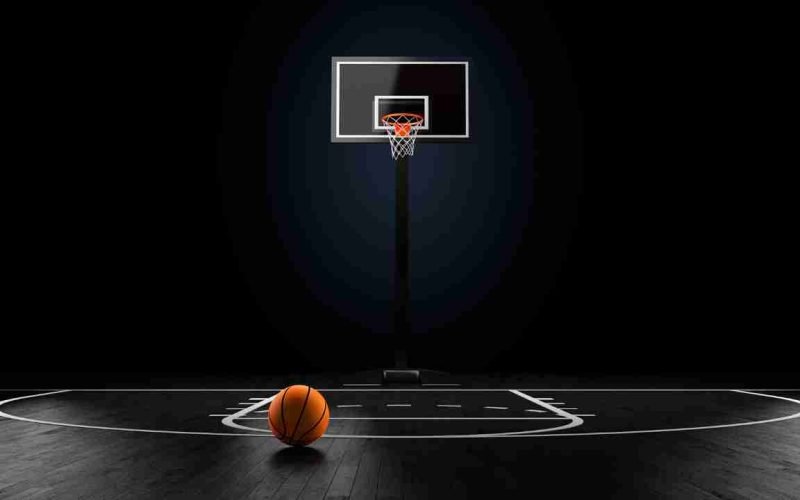 Basketball court layout: Growth lines for mastering