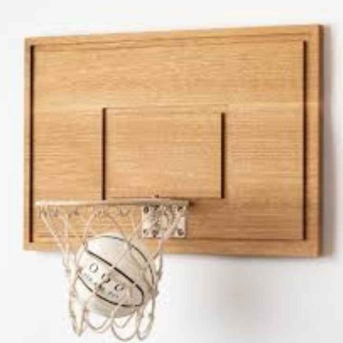 Wooden mini basketball hoops made of