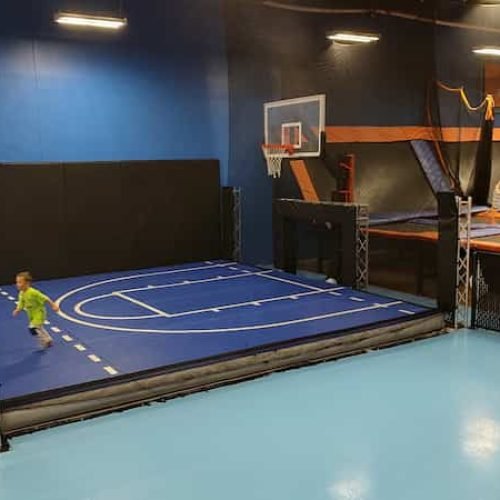 Can you add a basketball hoop to a trampoline