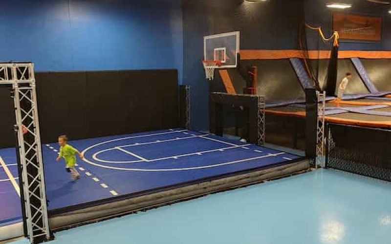 Can you add a basketball hoop to a trampoline